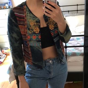 Billy by Flying Tomato Tie Dye Blazer